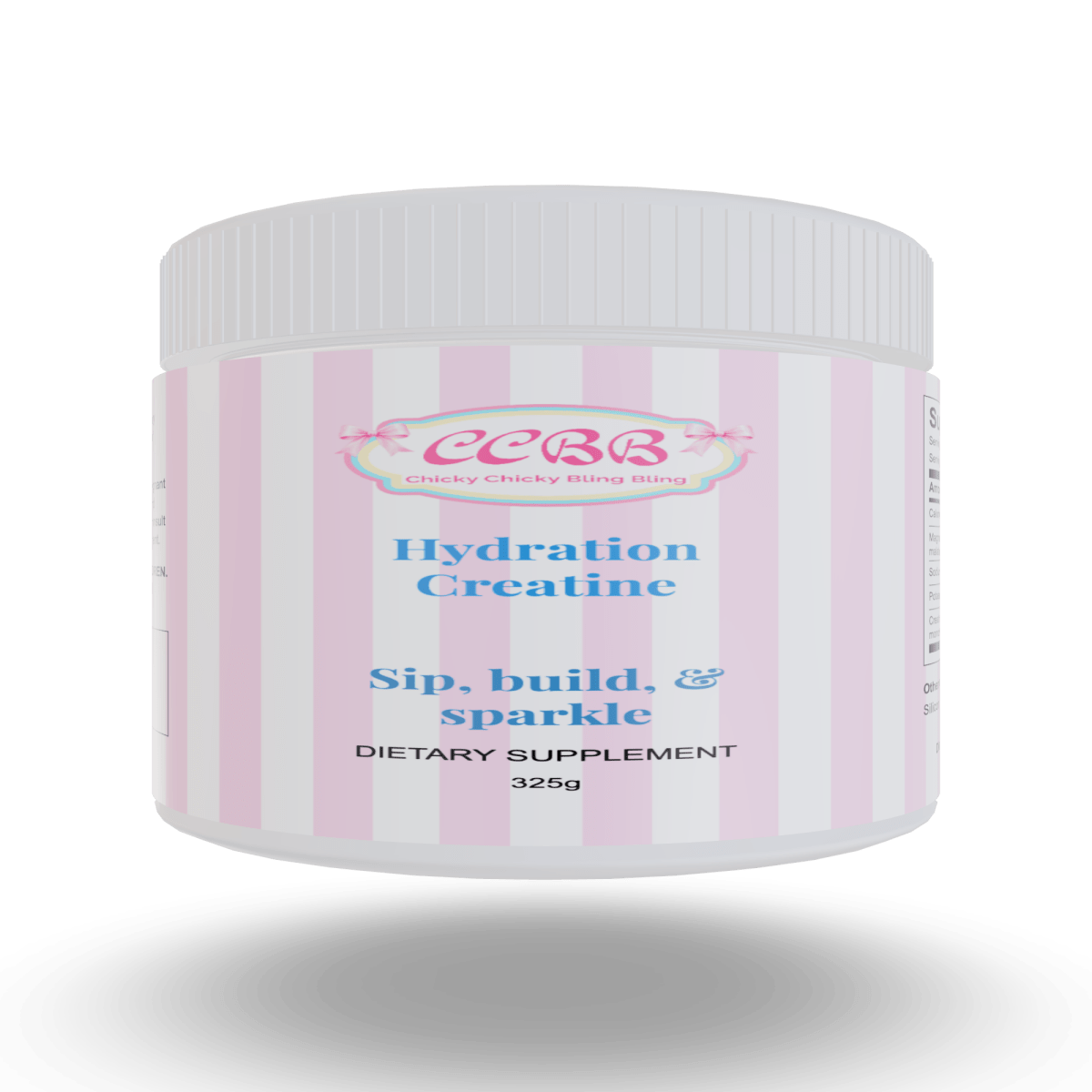 Hydration Creatine Monohydrate Powder by Chicky Chicky Bling Bling