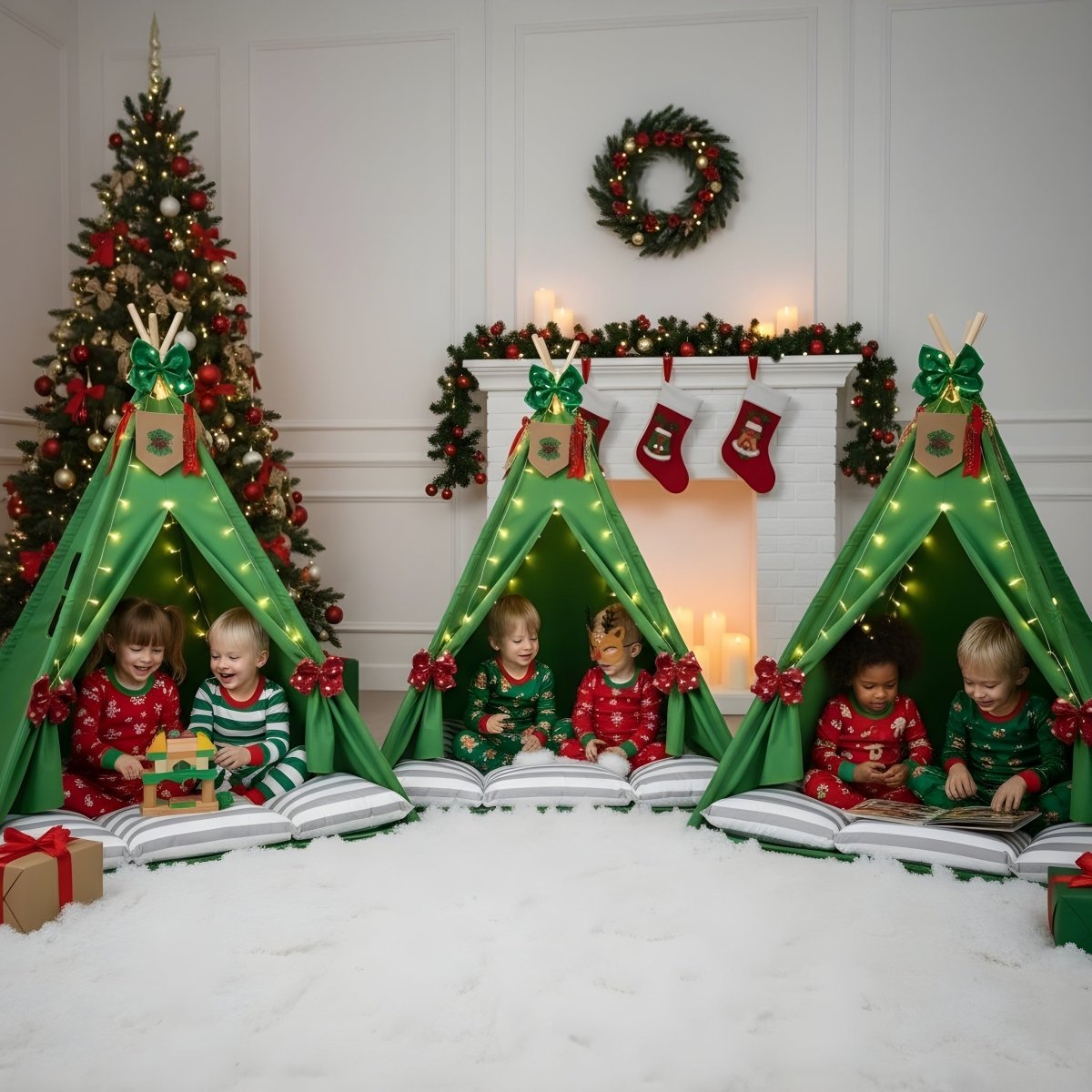 Christmas Teepee Sleepover Party Supplies Kit | All-in-One – Chicky ...