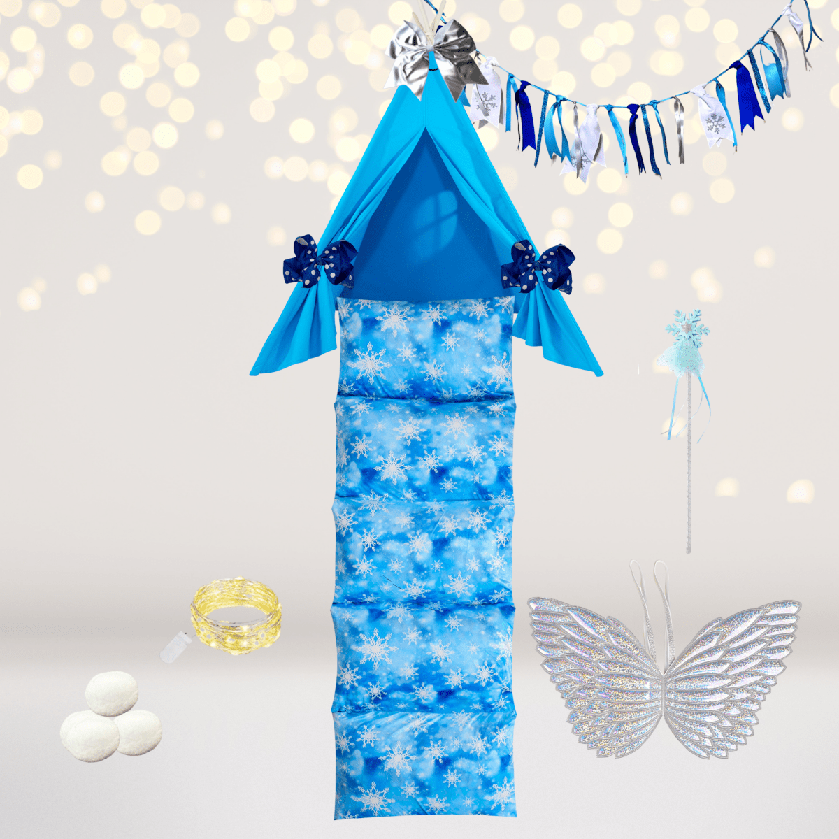 Kids Snowflake Teepee Gift Set