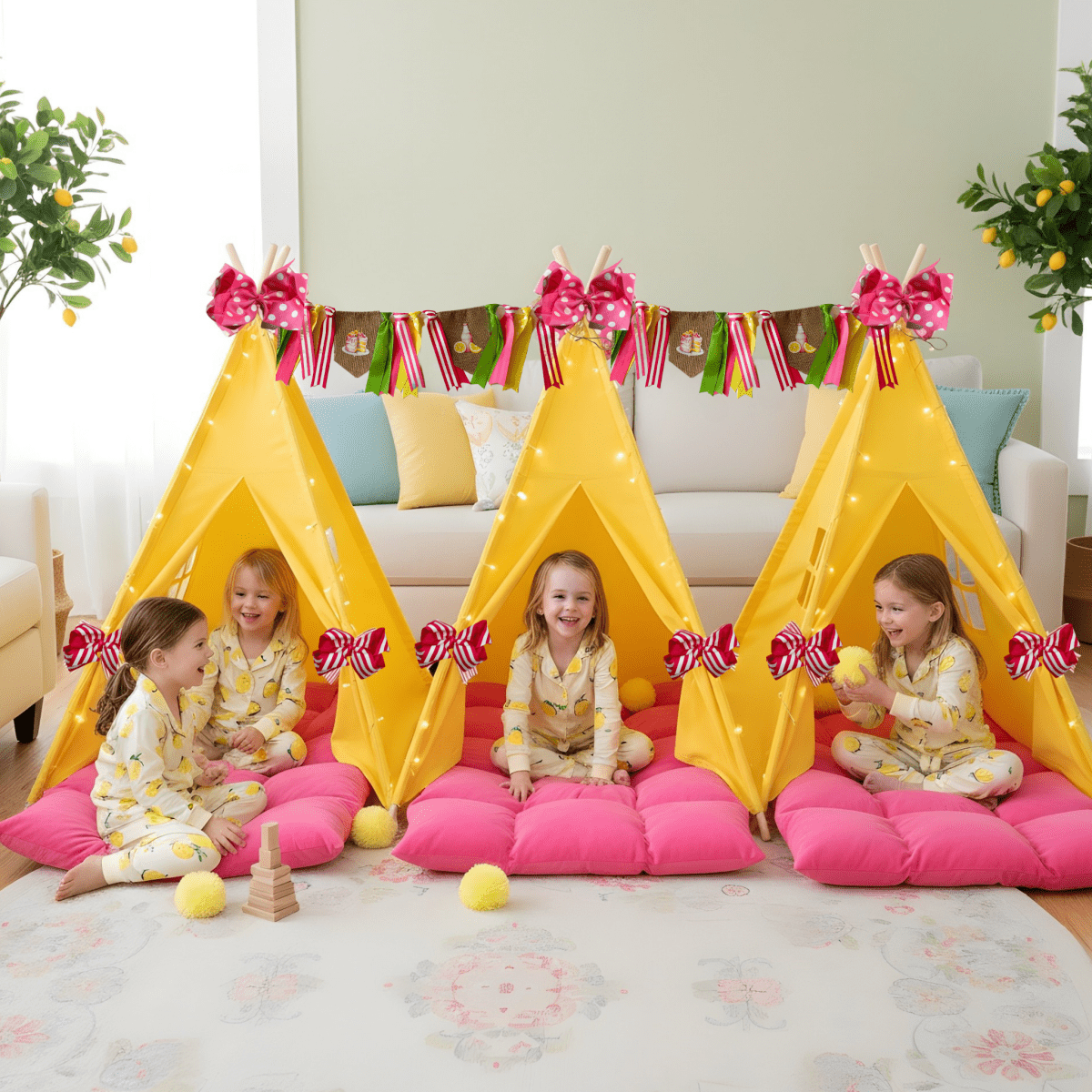 Lemon Party Supplies Sleepover Party Box