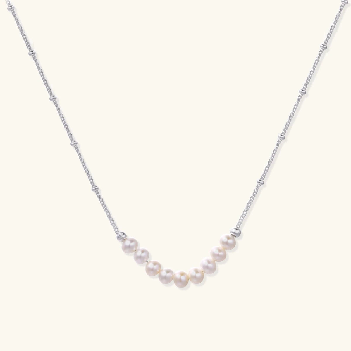 Luna Pearl Arc Necklace | Chicky Chicky Bling Bling
