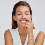 Luna Pearl Arc Necklace | Chicky Chicky Bling Bling