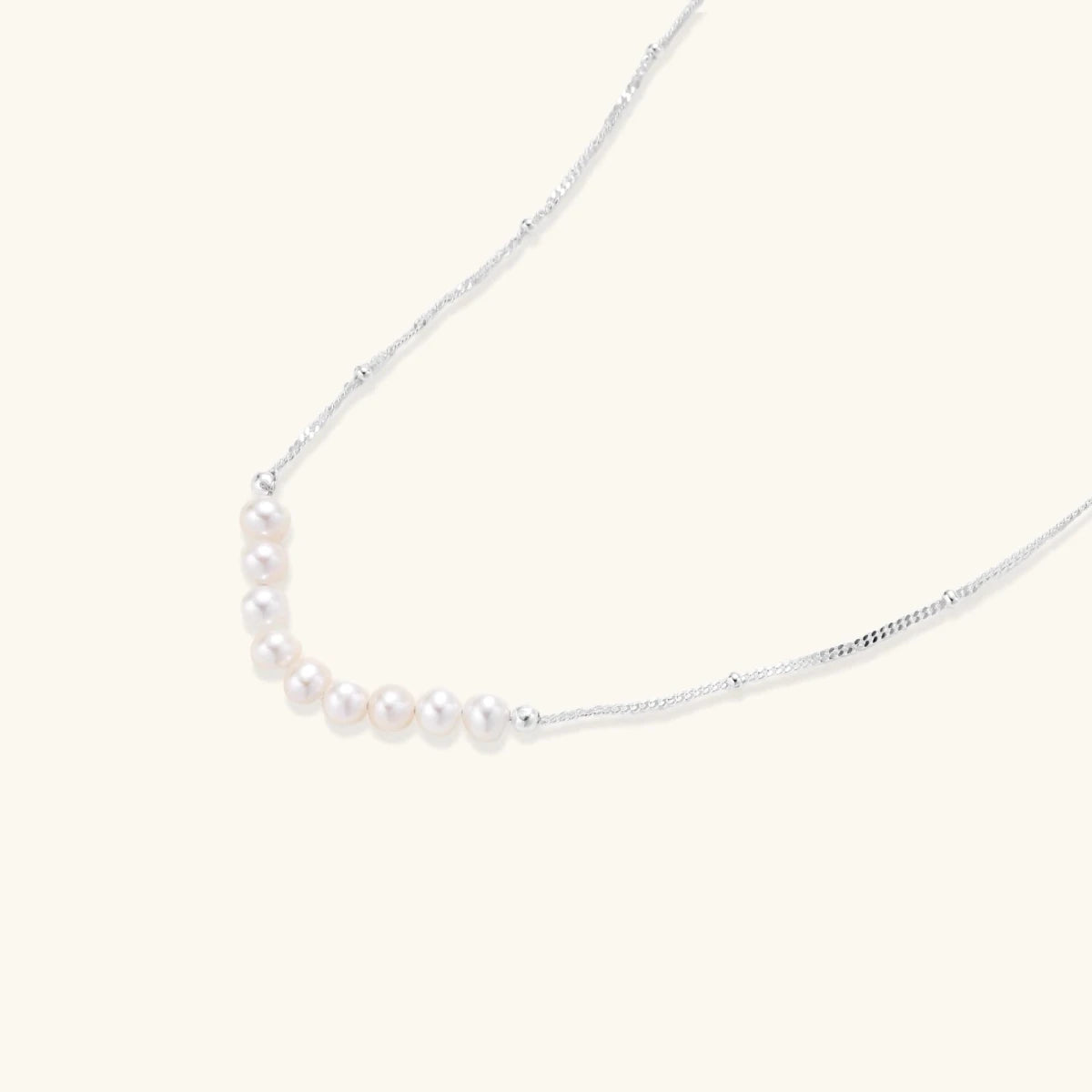 Luna Pearl Arc Necklace | Chicky Chicky Bling Bling