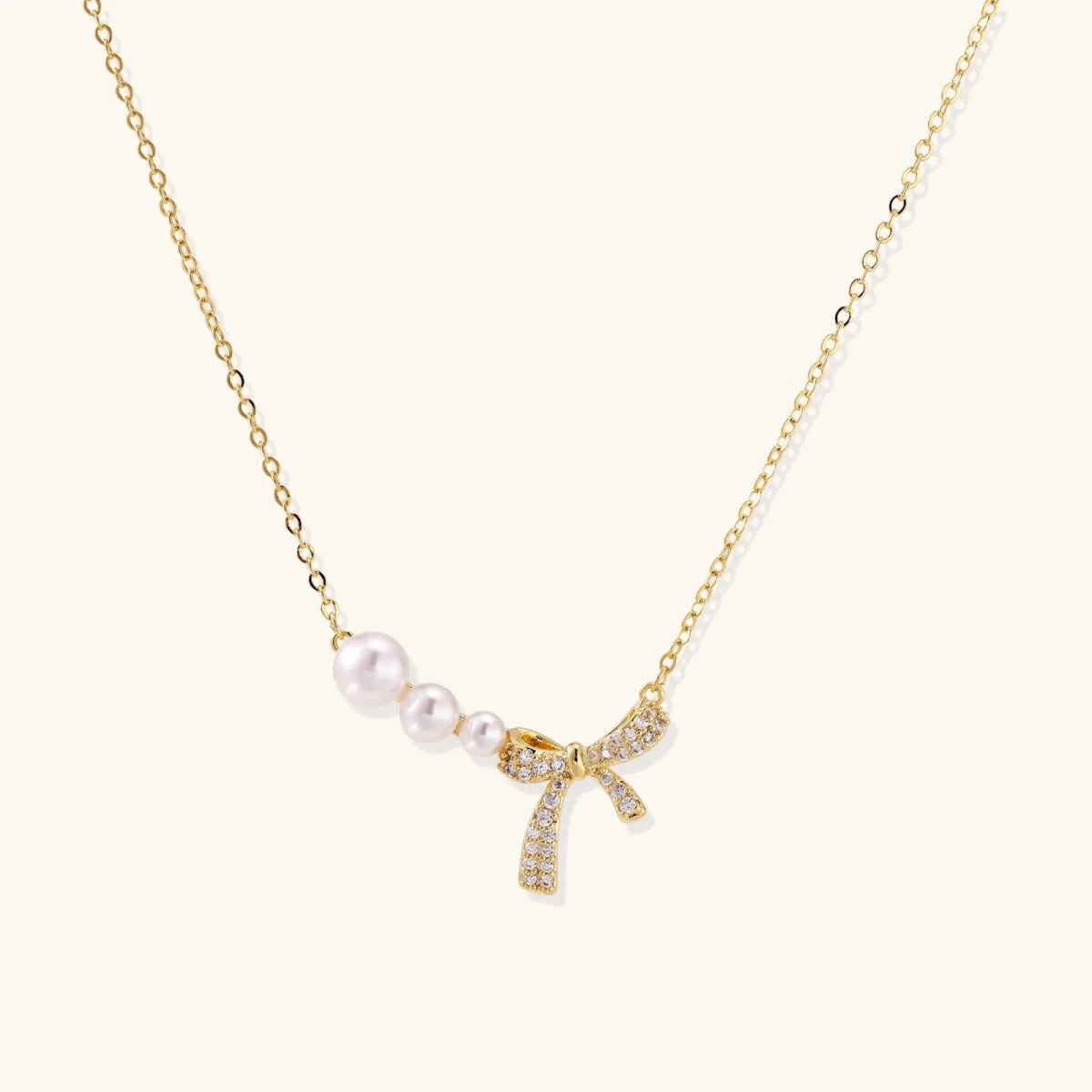 Pearl Bow Dreams Necklace | Chicky Chicky Bling Bling