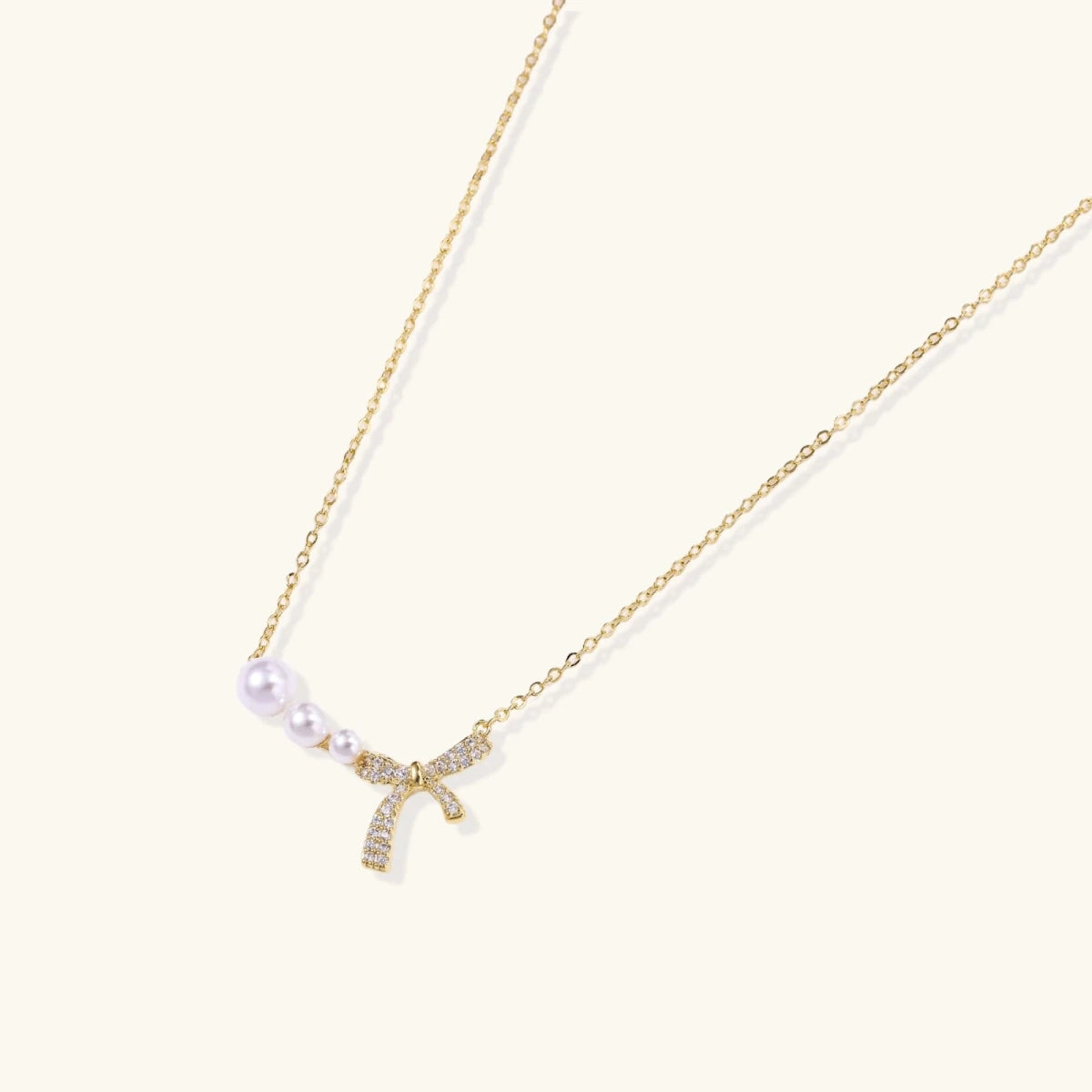 Pearl Bow Dreams Necklace | Chicky Chicky Bling Bling