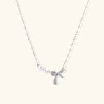 Pearl Bow Necklace | Chicky Chicky Bling Bling