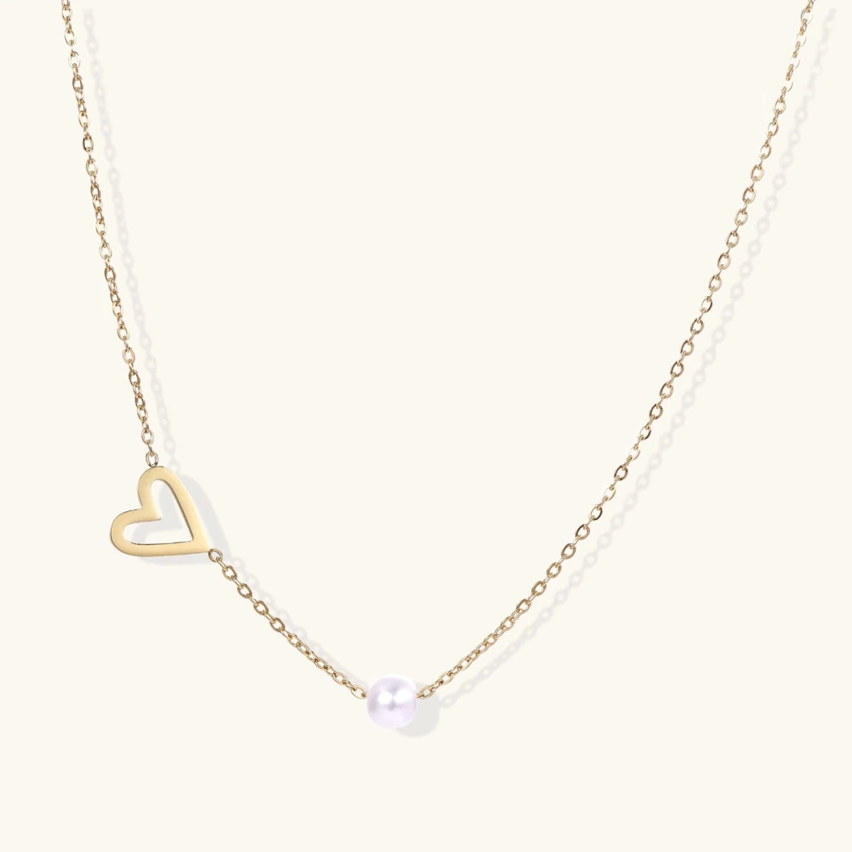 Pearl Heart Embrace Necklace | Chicky Chicky Bling Bling