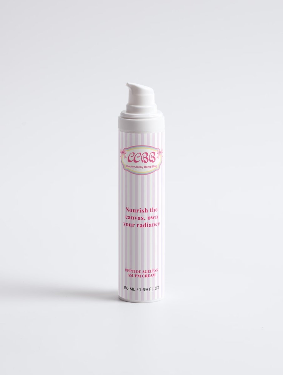 Organic botanical day and night face cream pump dispenser packaging