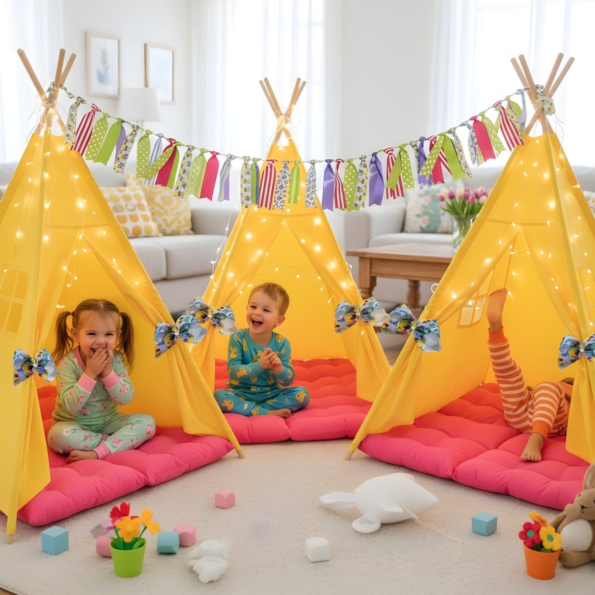 Pineapple Luau Sleepover Party Supplies Kit