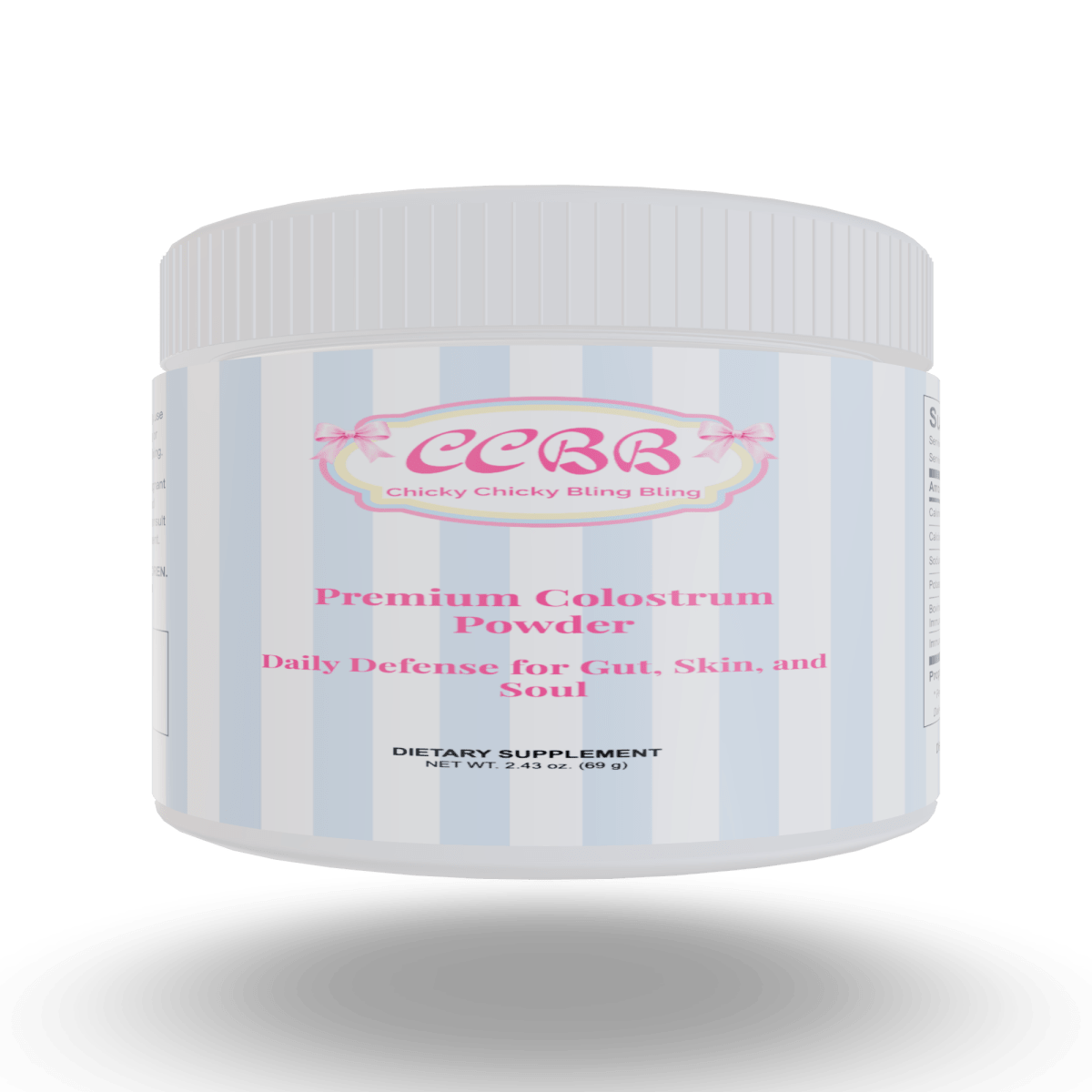 Pure Bovine Colostrum Powder Supplement by Chicky Chicky Bling Bling