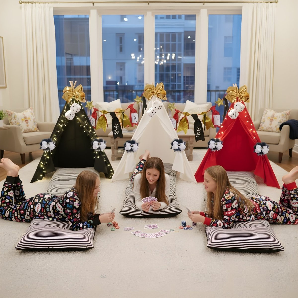 Vegas or Casino Themed Sleepover Birthday Party Kit