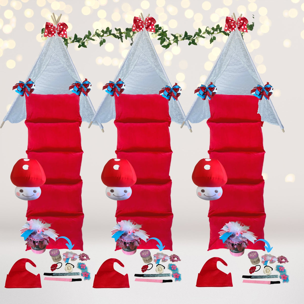 Enchanted Forest Party theme Sleepover in a box, gnome Christmas party, mushroom birthday party-Sleepover Party Supplies