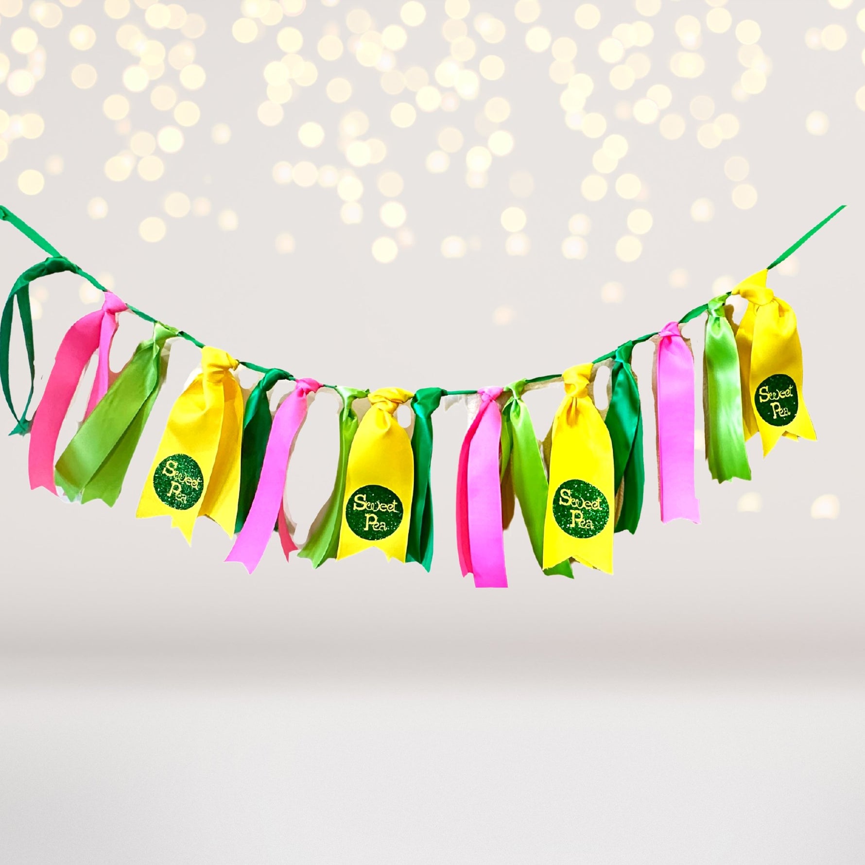 Kids Sweet Pea Party Banner- Sweet Pea Party Decorations