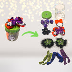 halloween party favor jars for our Halloween Sleepover Party Supplies kit- Halloween party supplies
