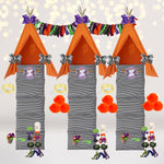 Striped Halloween Sleepover Party in a box Kit- Halloween Decorations- Halloween Party Favors- Halloween party supply kit