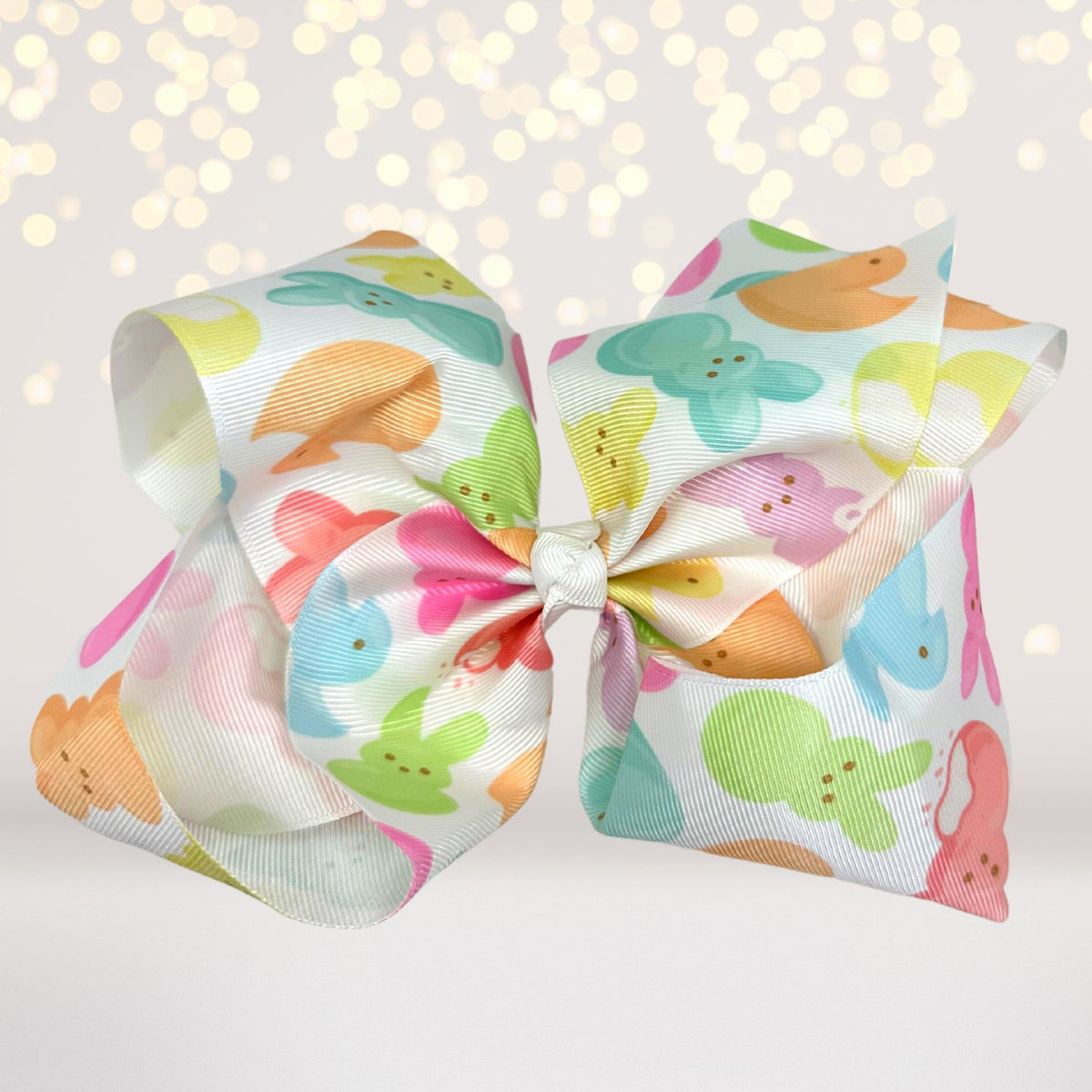 Easter treats marshmallow bow for hair- peep hair barrette- icing bows- bunny hair barrette- chick hair barrettes
