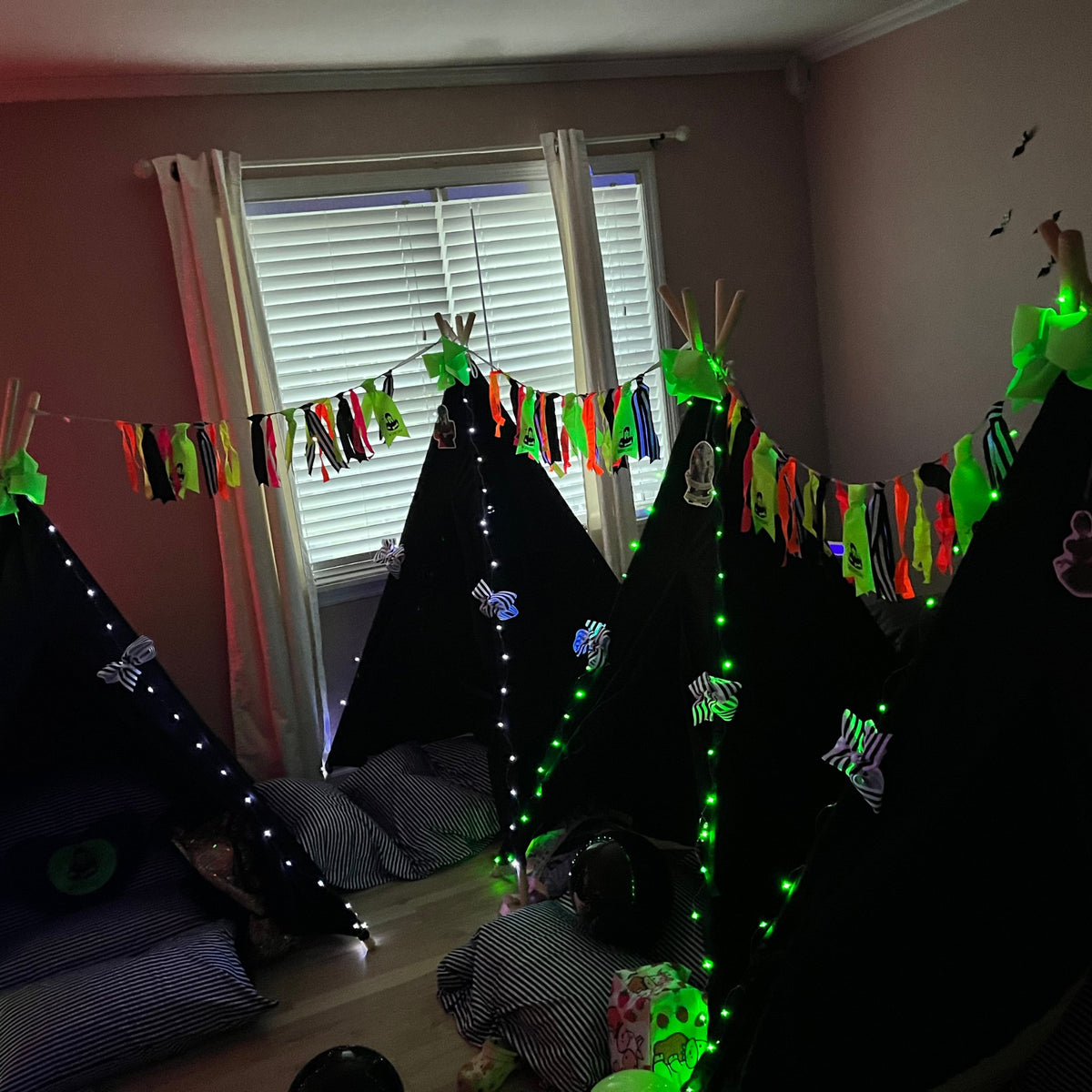 Neon Glow Party-80's themed Party Sleepover Kit- Neon Party Supplies