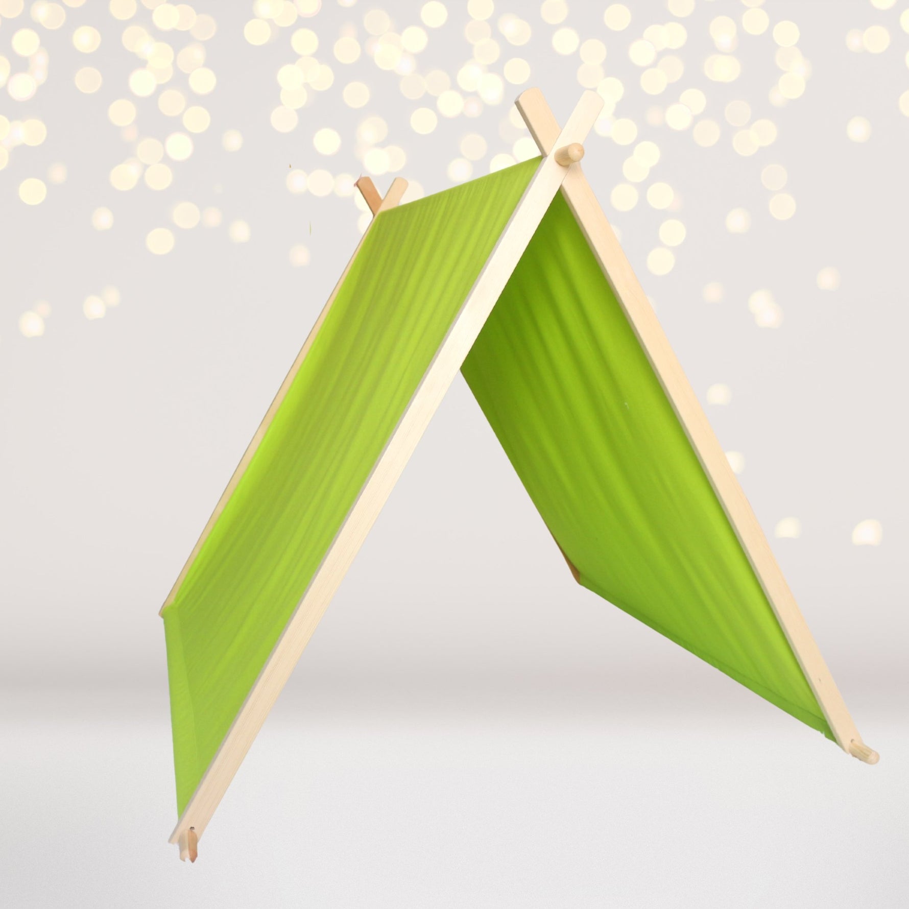 a frame wooden tent Kids A-Frame Sleepover Tents with Lights – Chicky Chicky Bling Bling