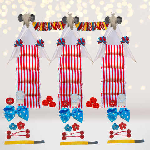 White Big Top Circus Party Bundle- Carnival themed Sleepover Parties