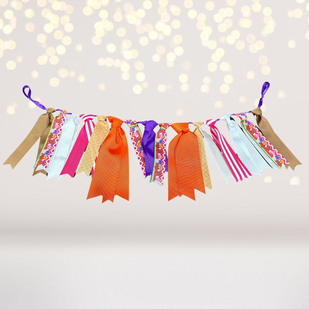 Rainbow Parties Ice Cream Sleepover Party Supplies Kit