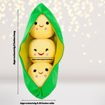 Plush Sweet Pea- Three Peas in a Pod PArty Favors