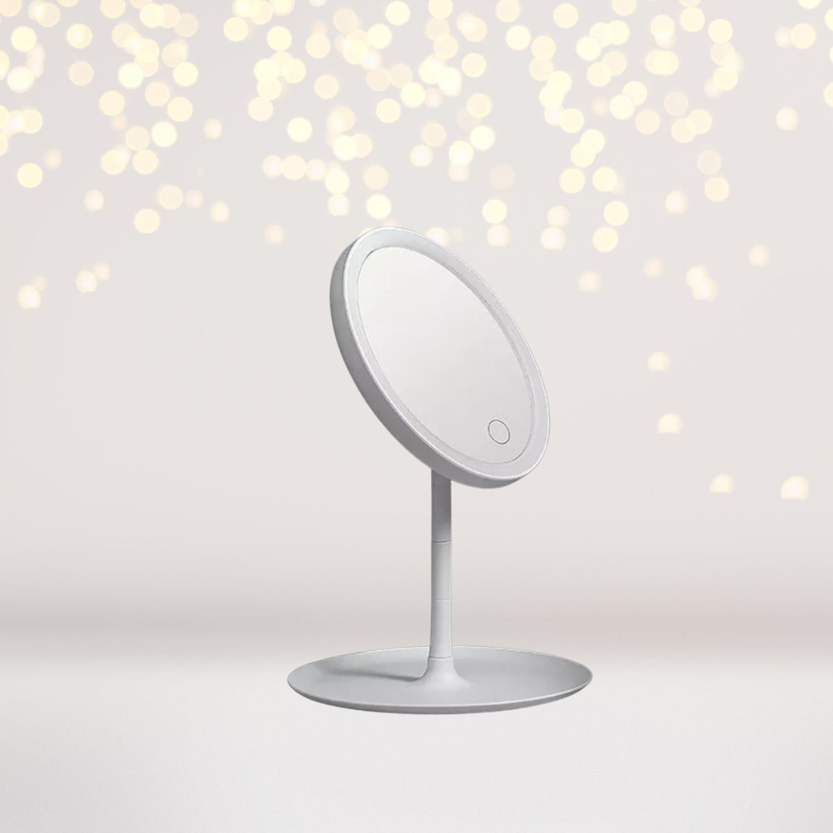 White  lighted makeup mirror party favor- spa birthday party supplies