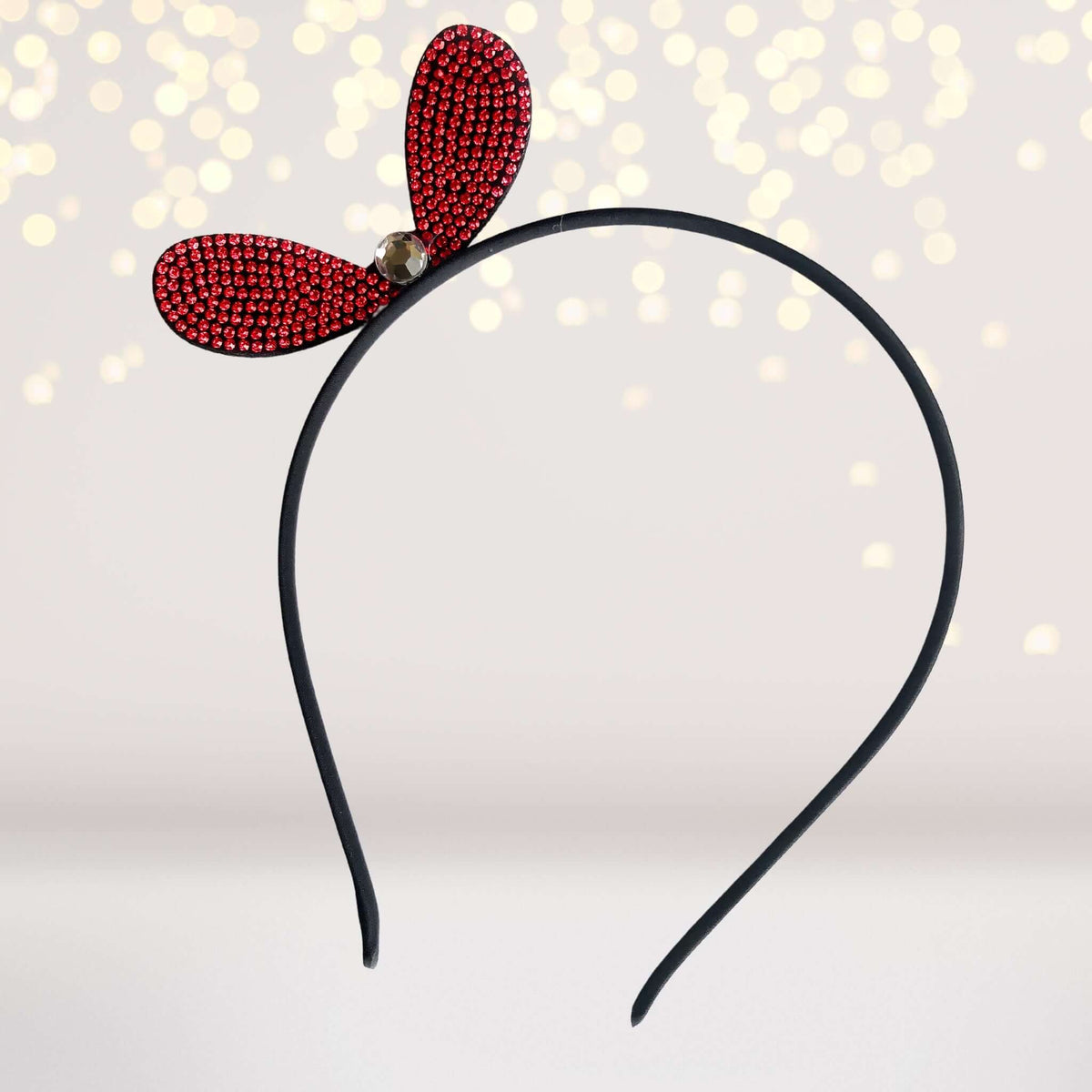 Animated Bling Bow Headband, Rhinestone Bow Headband