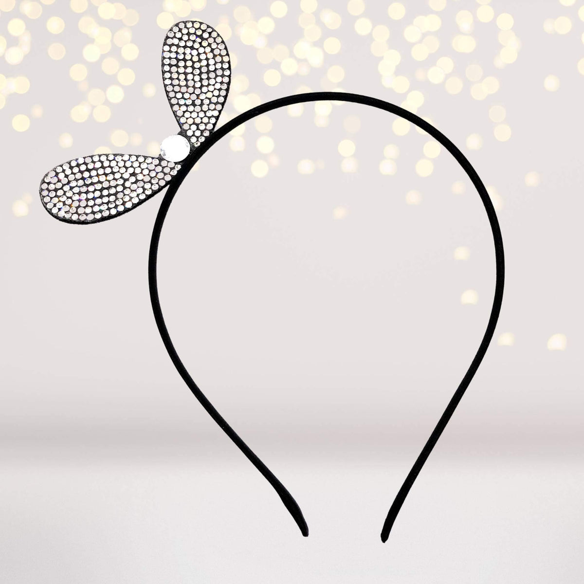 Animated Bling Bow Headband, Rhinestone Bow Headband