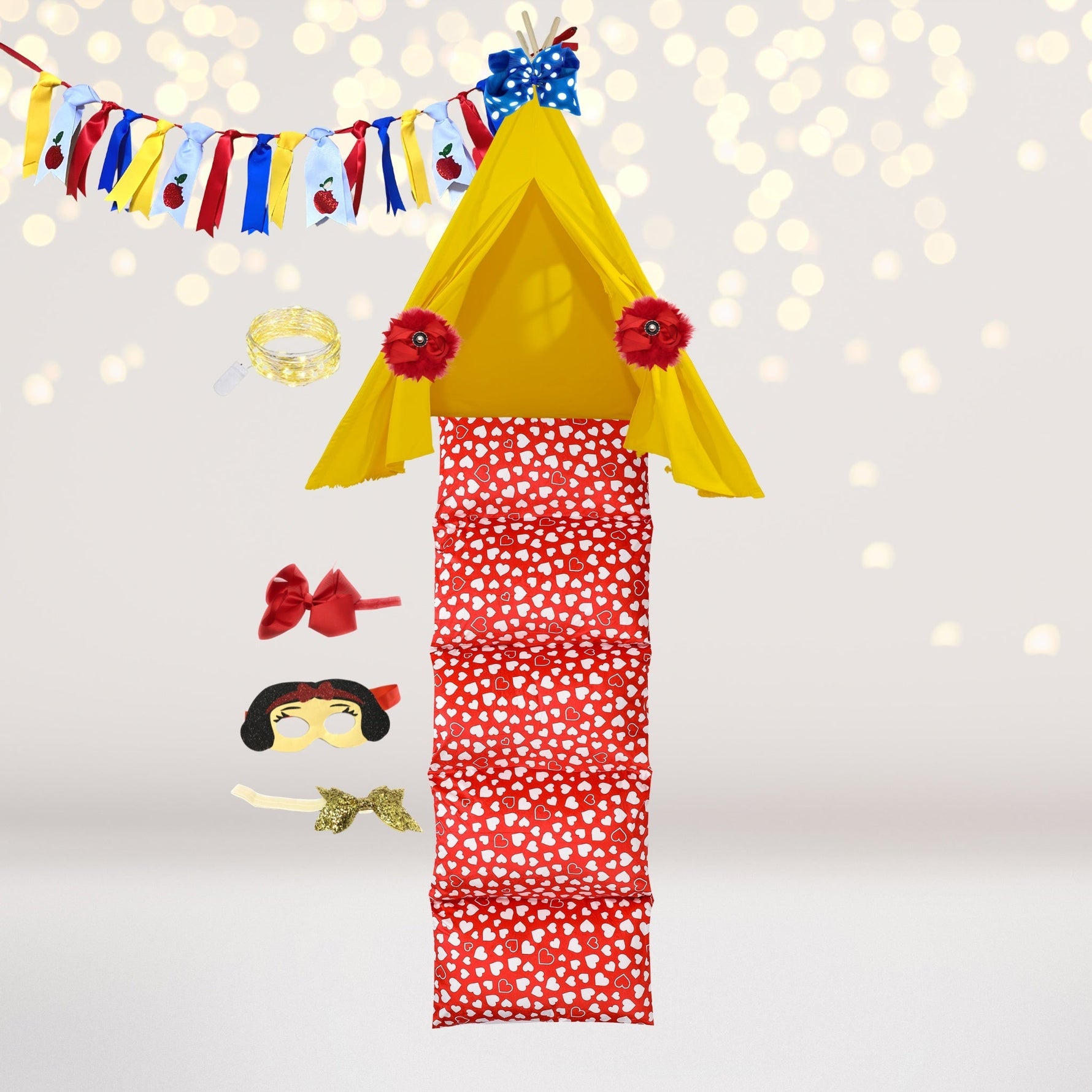 pee tent Apple Princess Teepee Tent Play Set