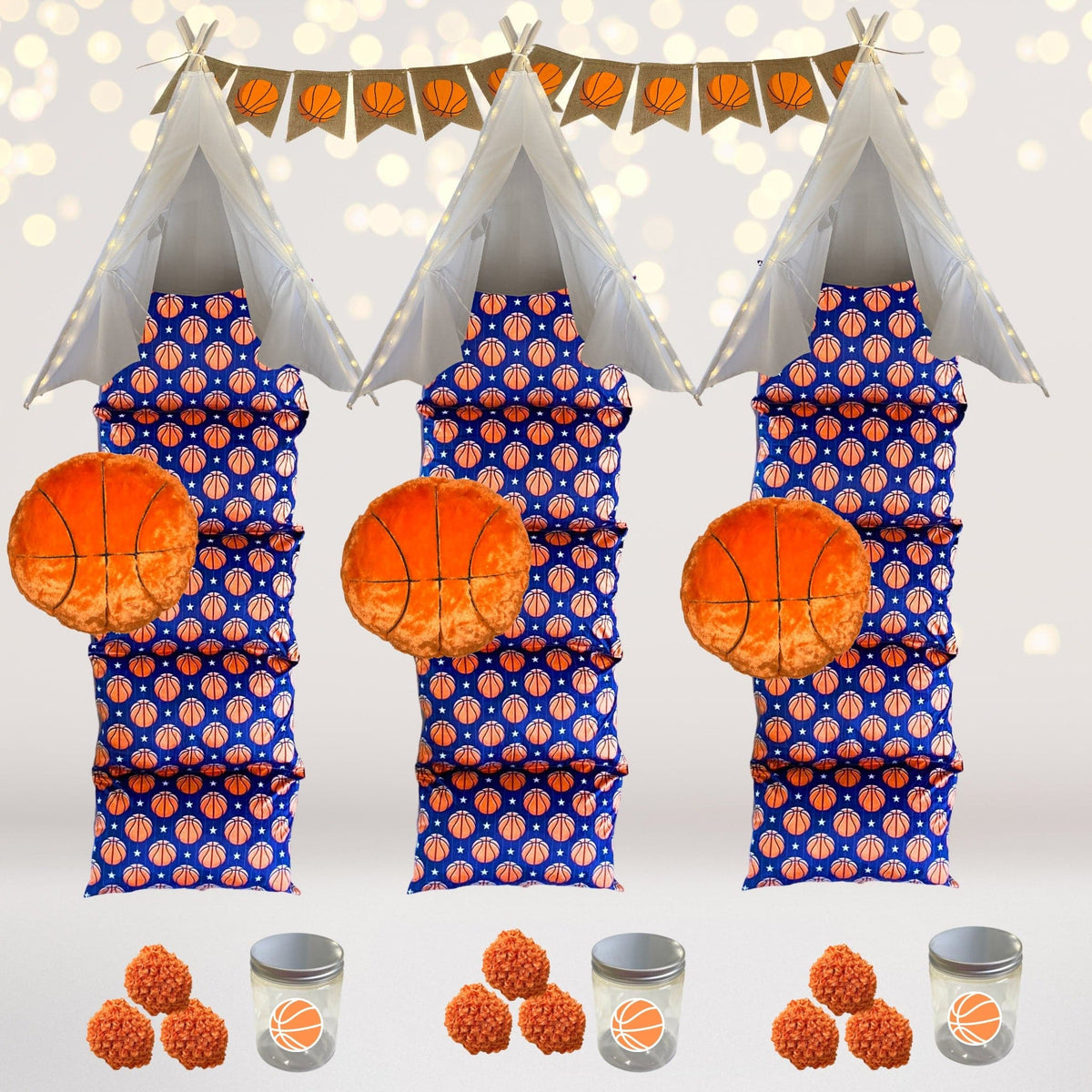 Basketball Themed Party Sleepover Kit