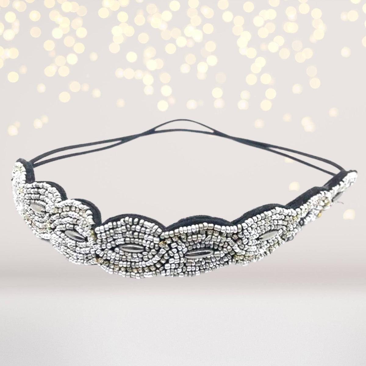 Bead Embellished Boho Headband