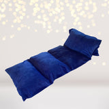Blue Pillow Bed, kids pillow bed floor lounger case