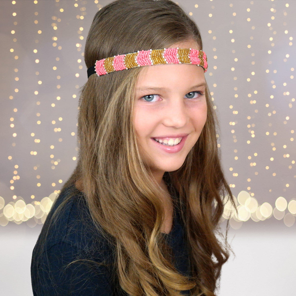 Bohemian Beaded Arrow Headband