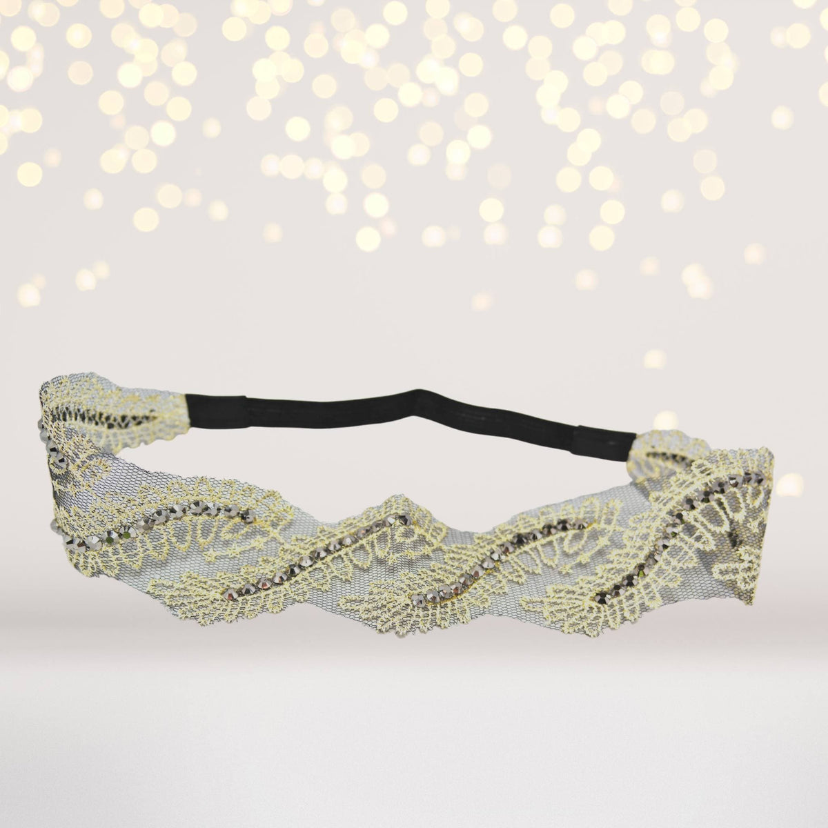 Bohemian Luxurious Leaf Lace Headband