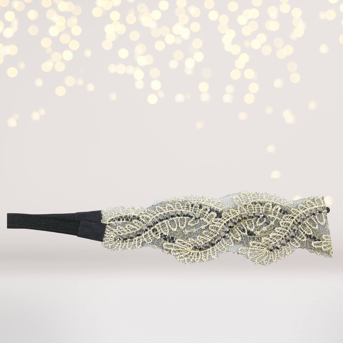 Bohemian Luxurious Leaf Lace Headband