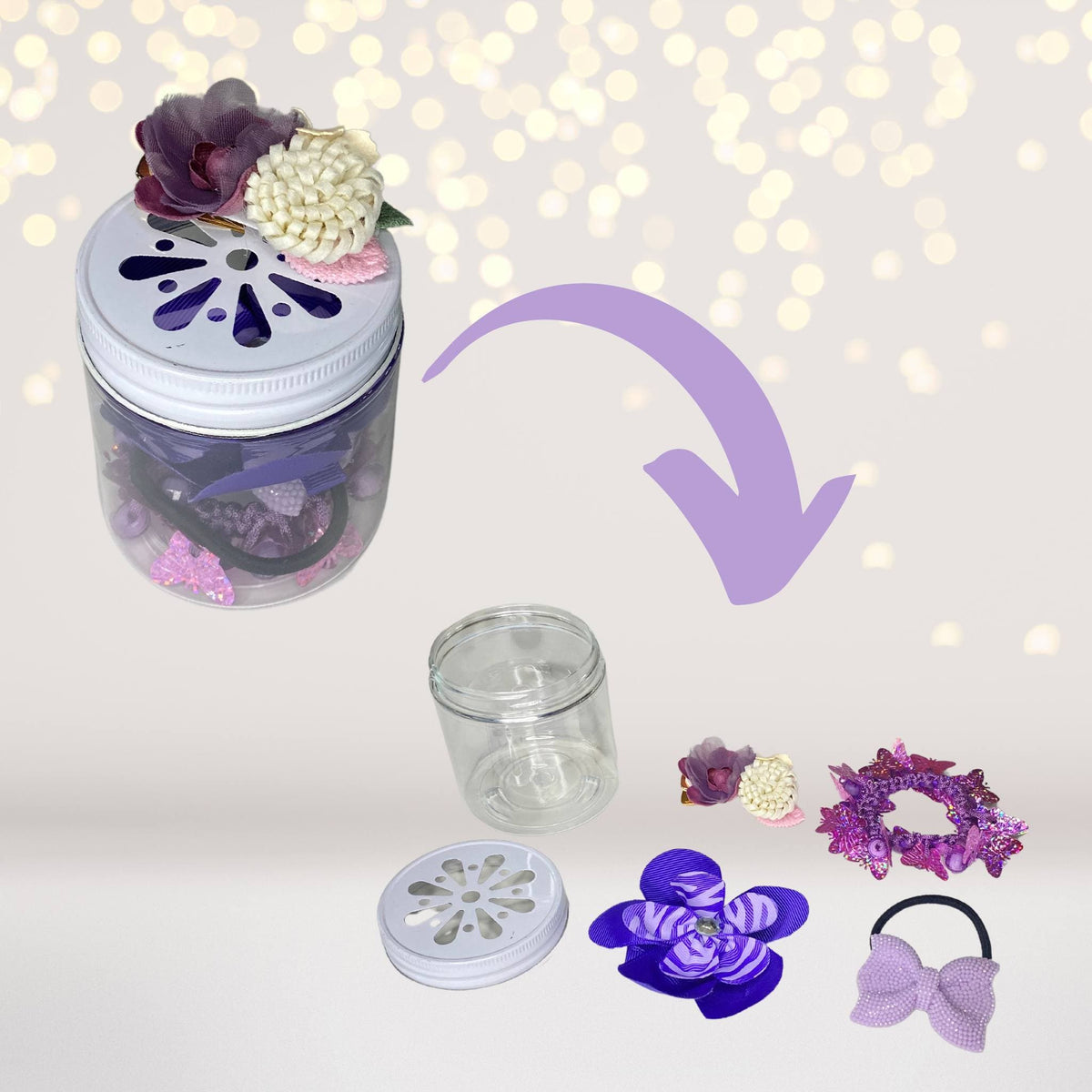 Lavender Boho Party Favors- Party Favor Jars