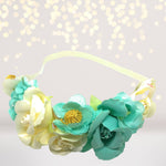 Boho Wedding Rose Headband