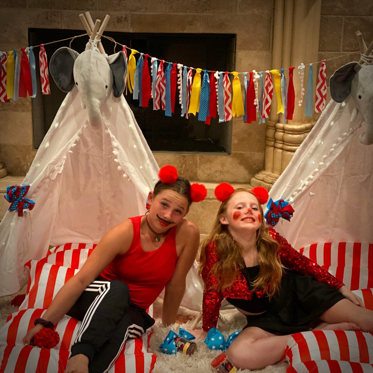 Circus Themed Party Kit, Carnival Themed Party Sleepover Set