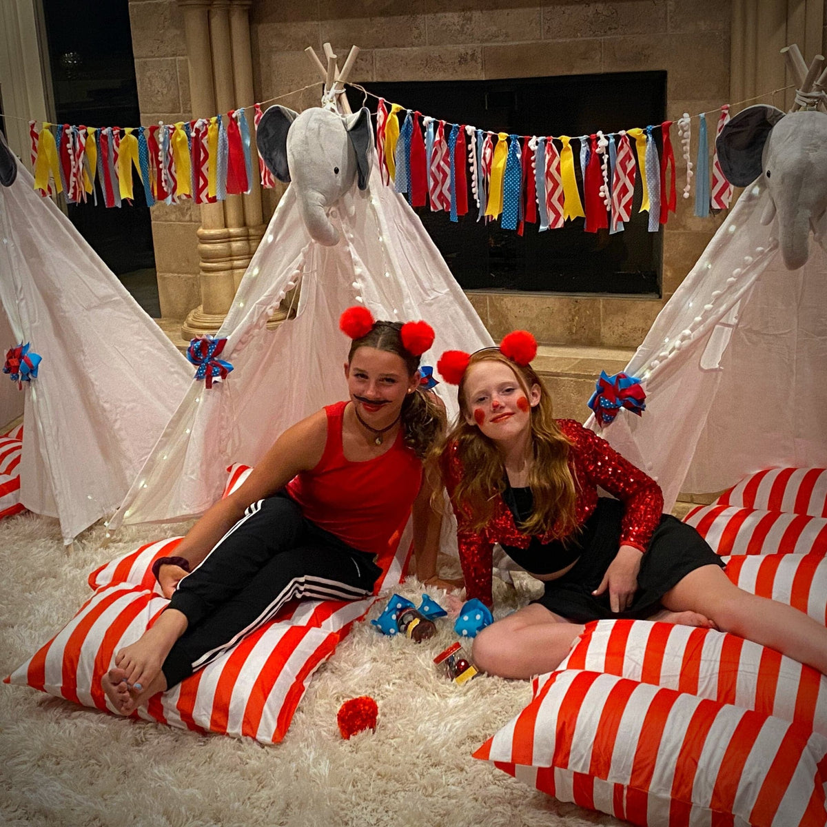Circus Themed Party Kit, Carnival Themed Party Sleepover Set, Sleepover Parties Supplies
