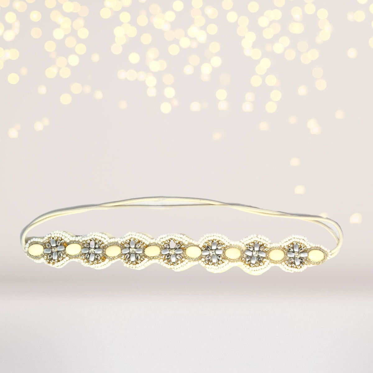 Colored Stone Beaded Bohemian Headband