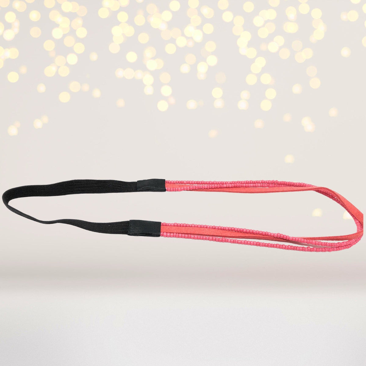 Colorful Beads and Leather Headbands