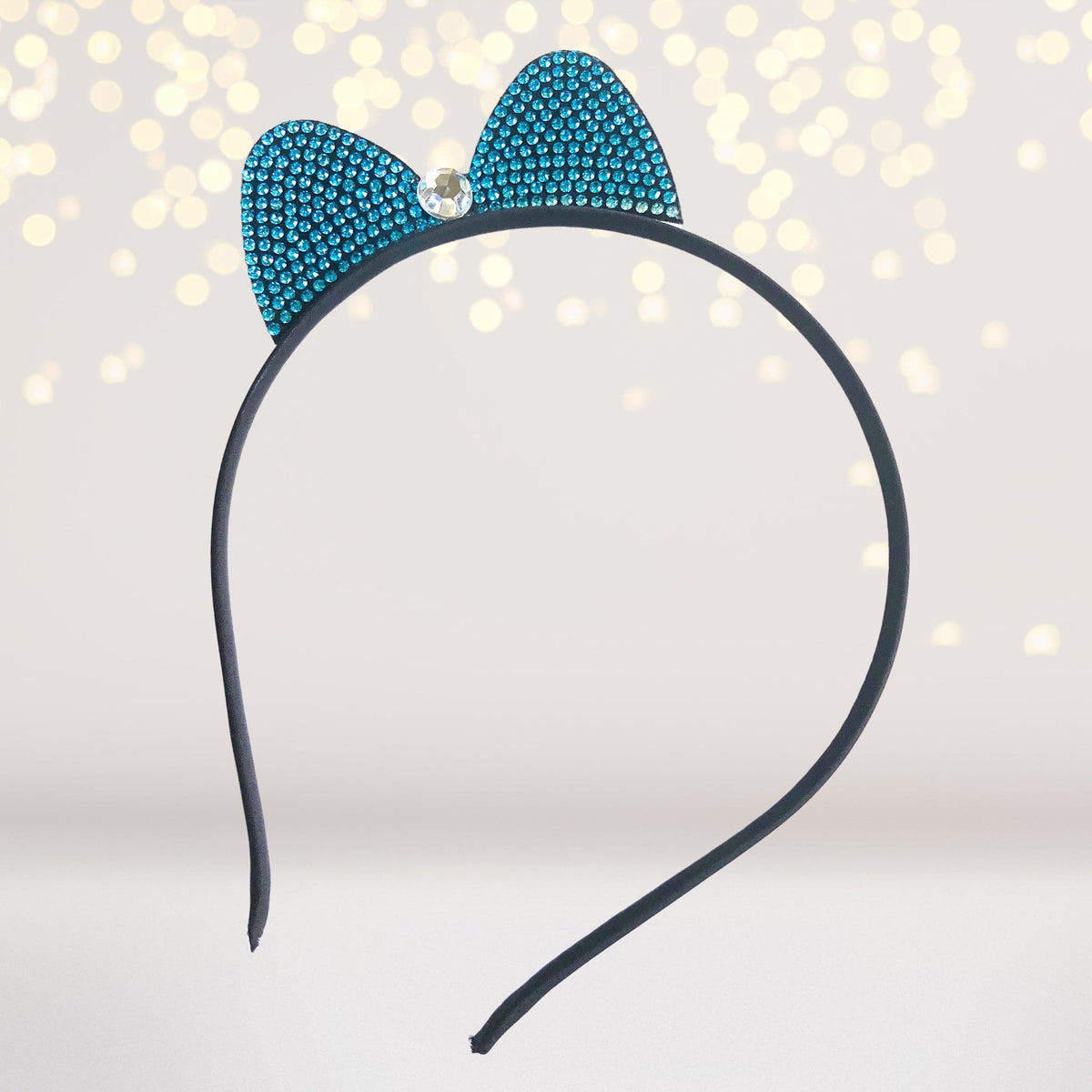 Colorful Rhinestone Bow Headband, Sparkly Bow Headband