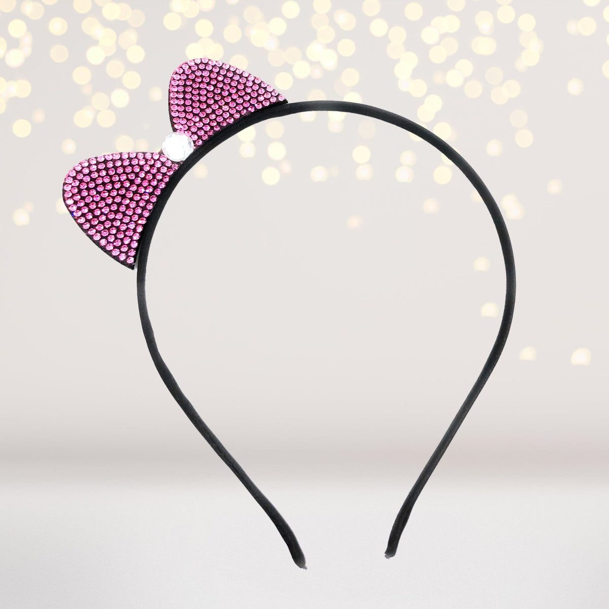 Colorful Rhinestone Bow Headband, Sparkly Bow Headband