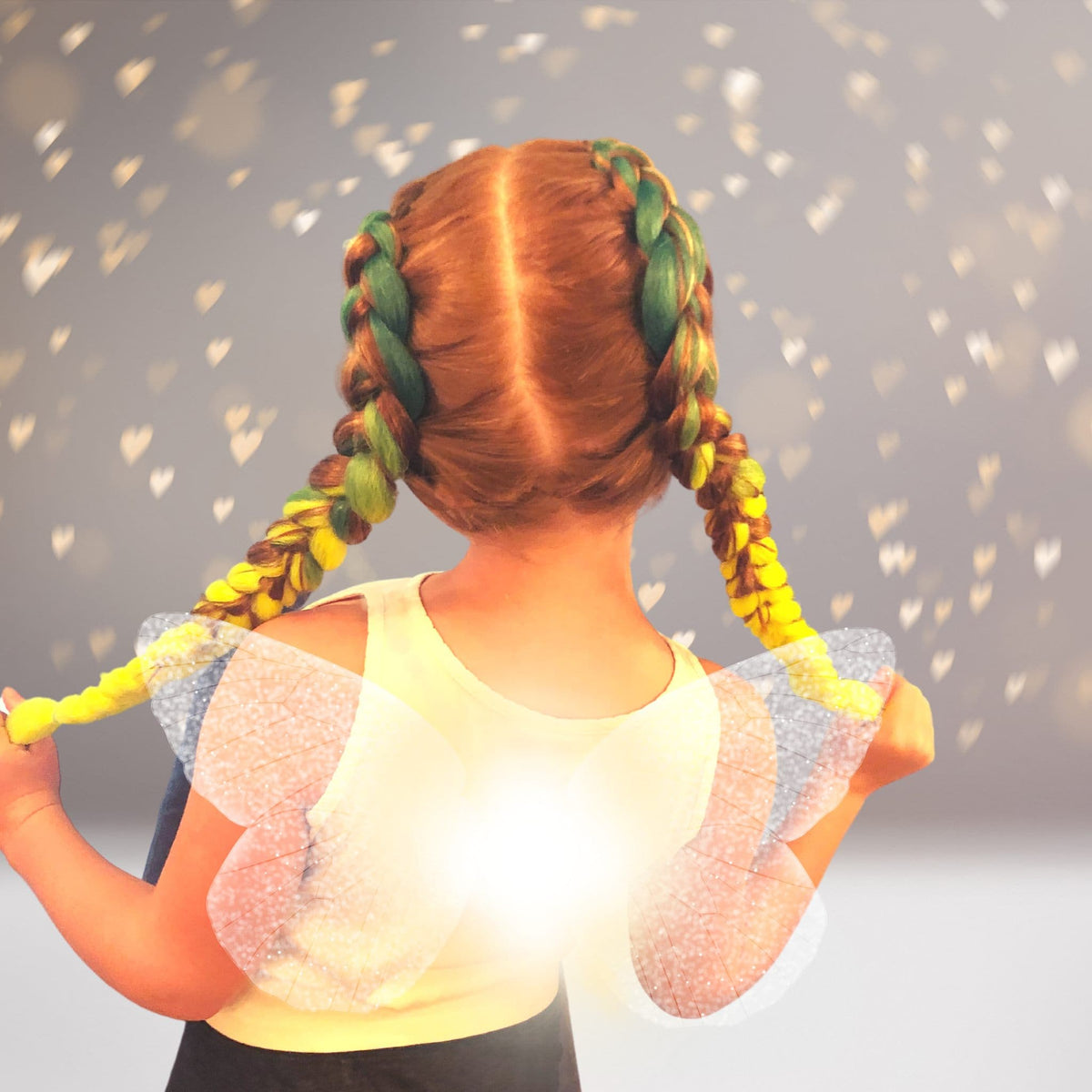 Colorful Synthetic Braiding Hair for Unicorns and Princesses
