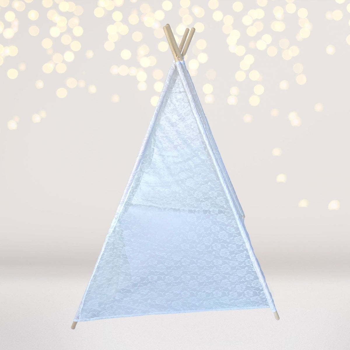 Dainty White Lace Kids Tee Pee, Children's White Lace Tent