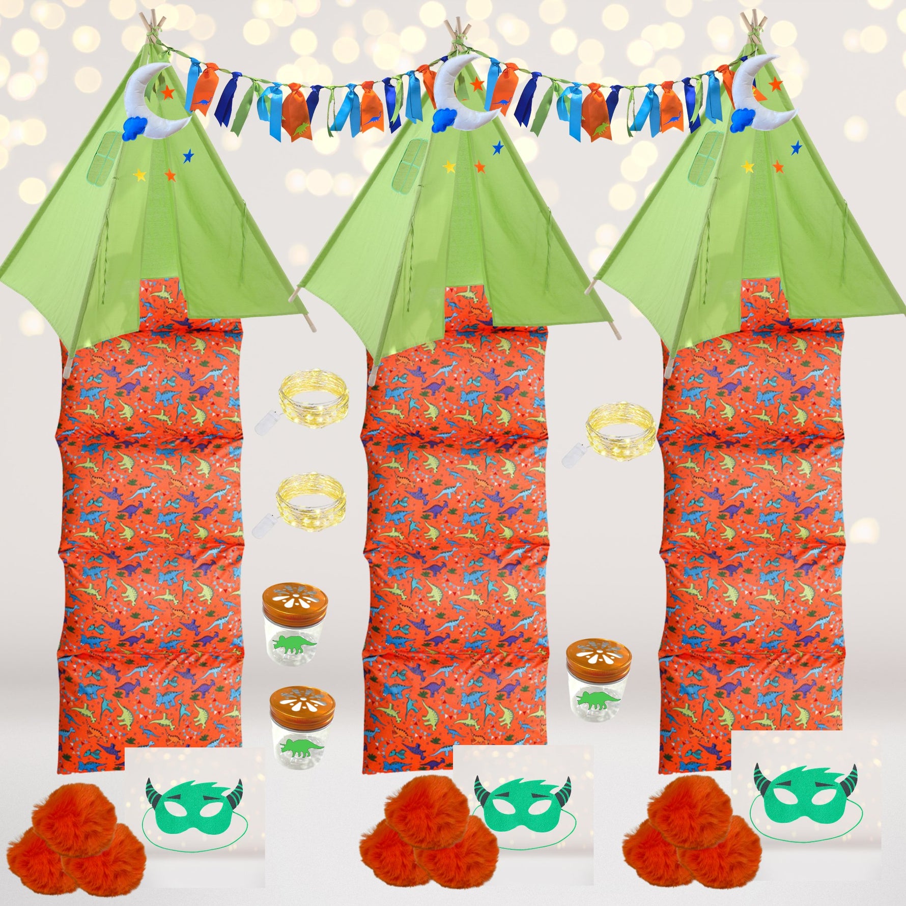 dino tent Dinosaur Teepee Slumber Party, Birthday Sleepover Parties – Chicky Chicky Bling Bling