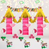 Flamingo Pineapple Birthday Party Set, Pineapple Decorations