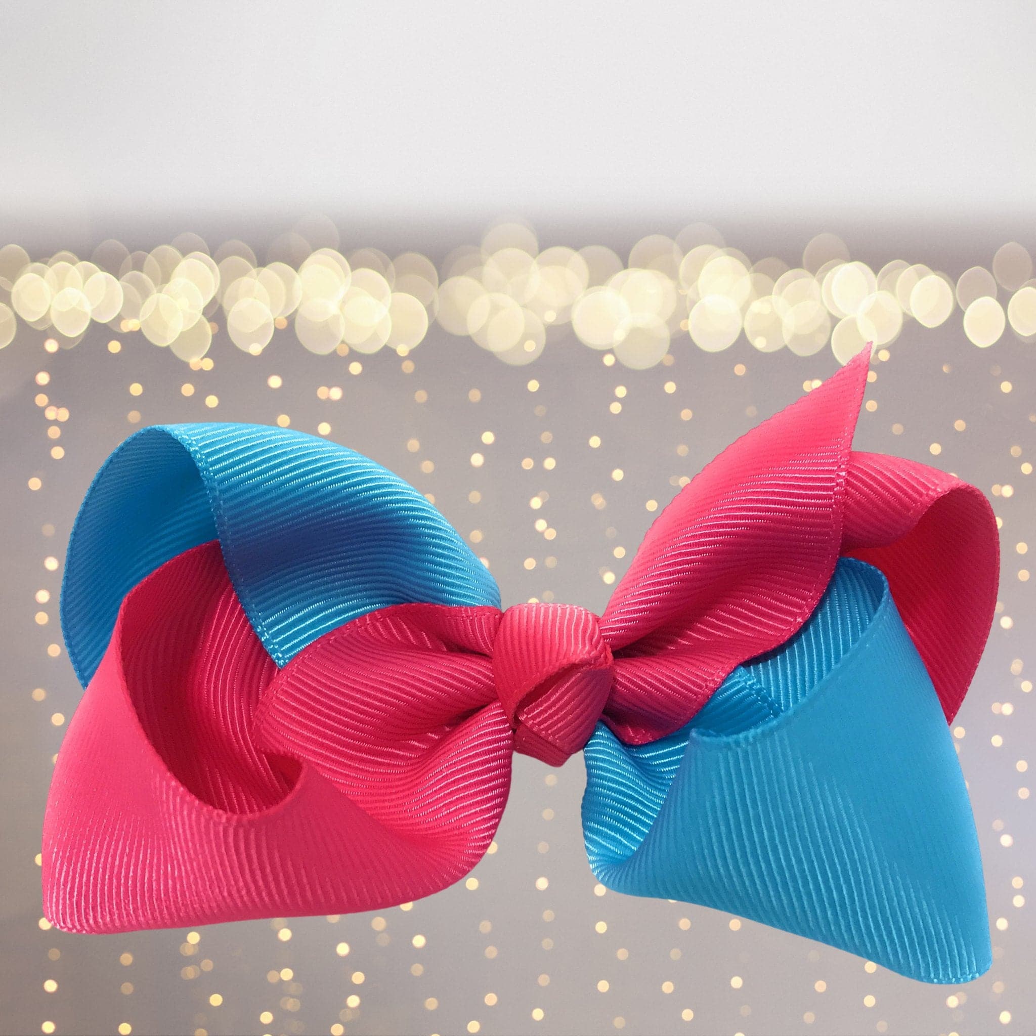 Girls 2 color Twist Chunky Hair Bows- small hair bow – Chicky Chicky ...