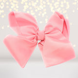 Pale Pink big bows for hair, girls hair bow, accessories for hair, basic 8 inch hair bow