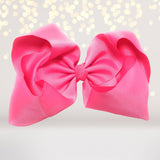 Bubblegum Pink big bows for hair, girls hair bow, accessories for hair, basic 8 inch hair bow